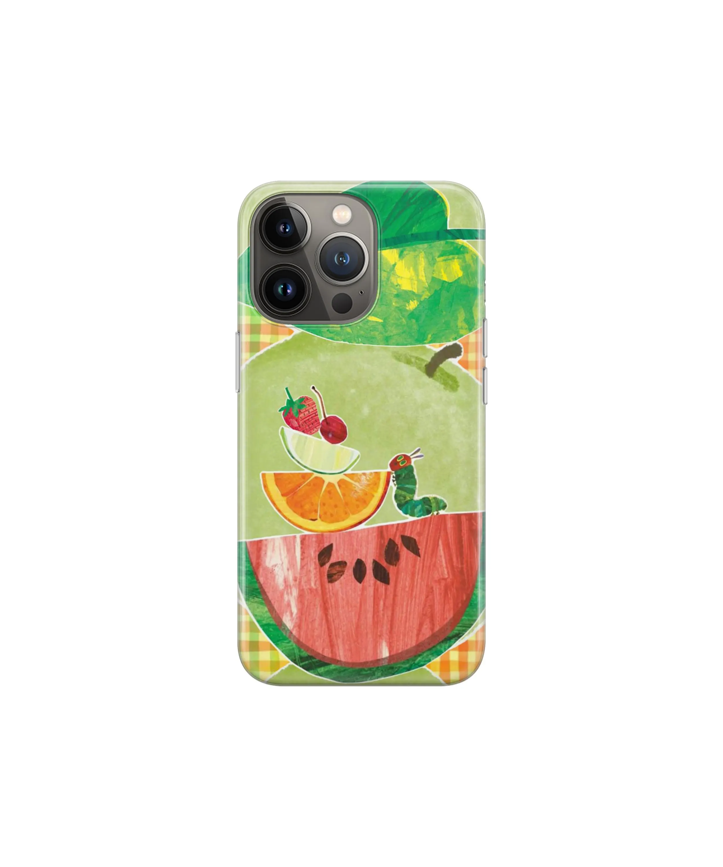 Fruit Caterpillar Phone Case Cute Patchwork Cover for iPhone 18 Pro Max 17 16 15 14 13 12 11 X 8 7 6 Samsung S26 Ultra S25 S24 S23 S22 S21 - image 3