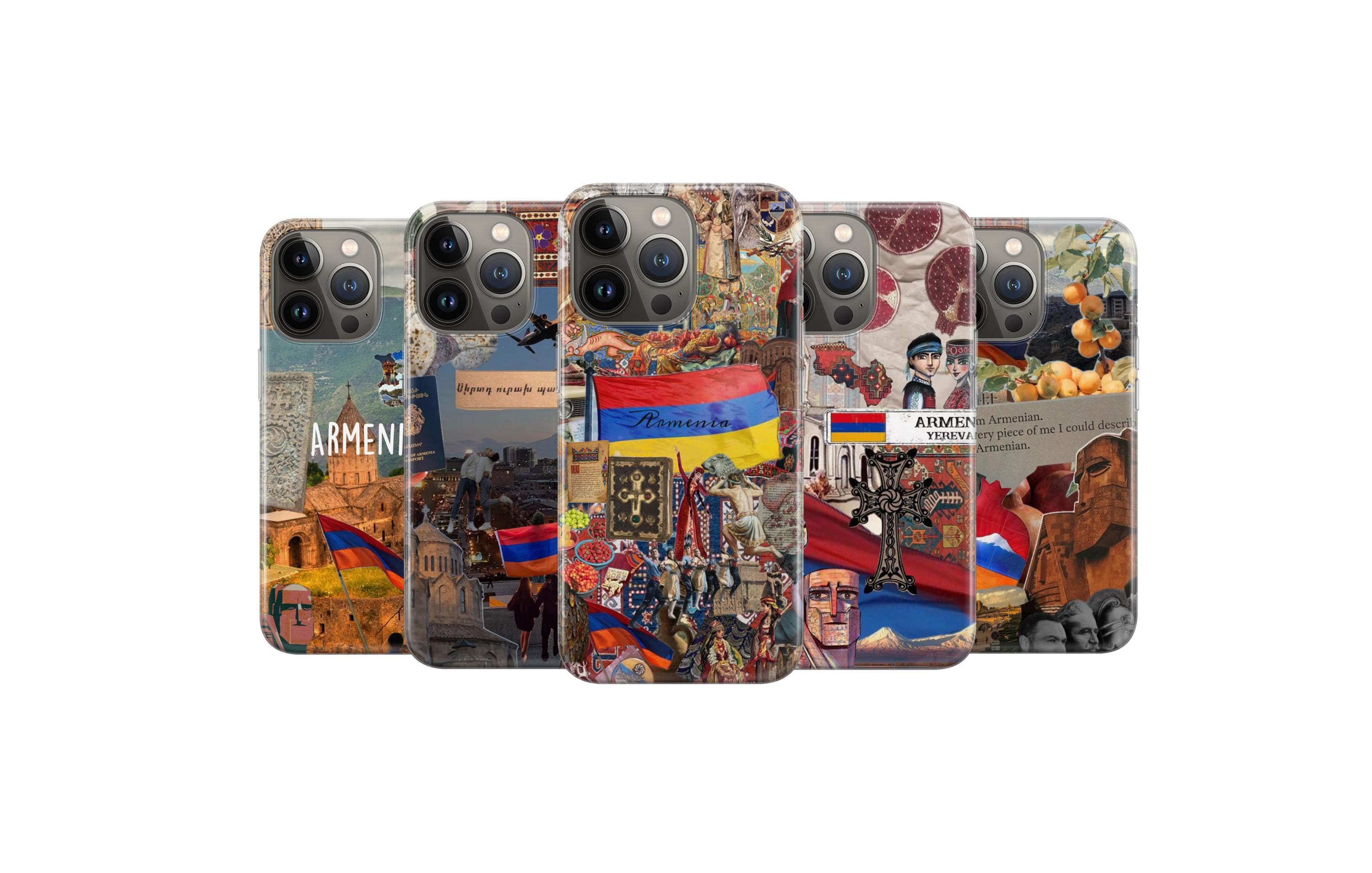 Armenia Phone Case Armenian Heritage Cover for iPhone 18 Pro Max 17 16 15 14 13 12 11 X 8 7 6 Samsung S26 Ultra S25 S24 S23 S22 S21 S20 FE
