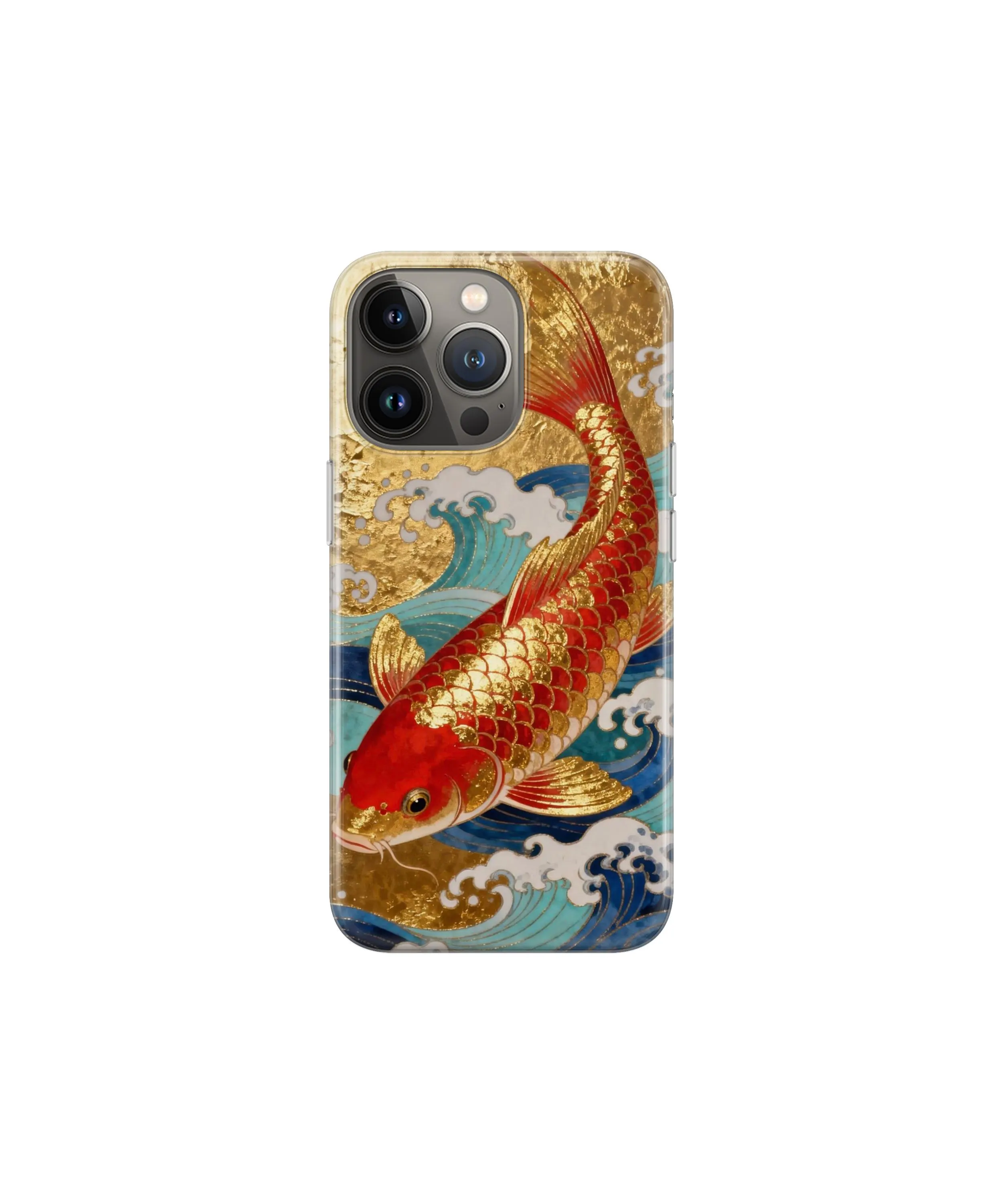 Japanese Koi Fish Phone Case Traditional Wave Art Cover for iPhone 18 Pro Max 17 16 15 14 13 12 11 X 8 7 6 Samsung S26 Ultra S25 S24 S23 S22 - image 5