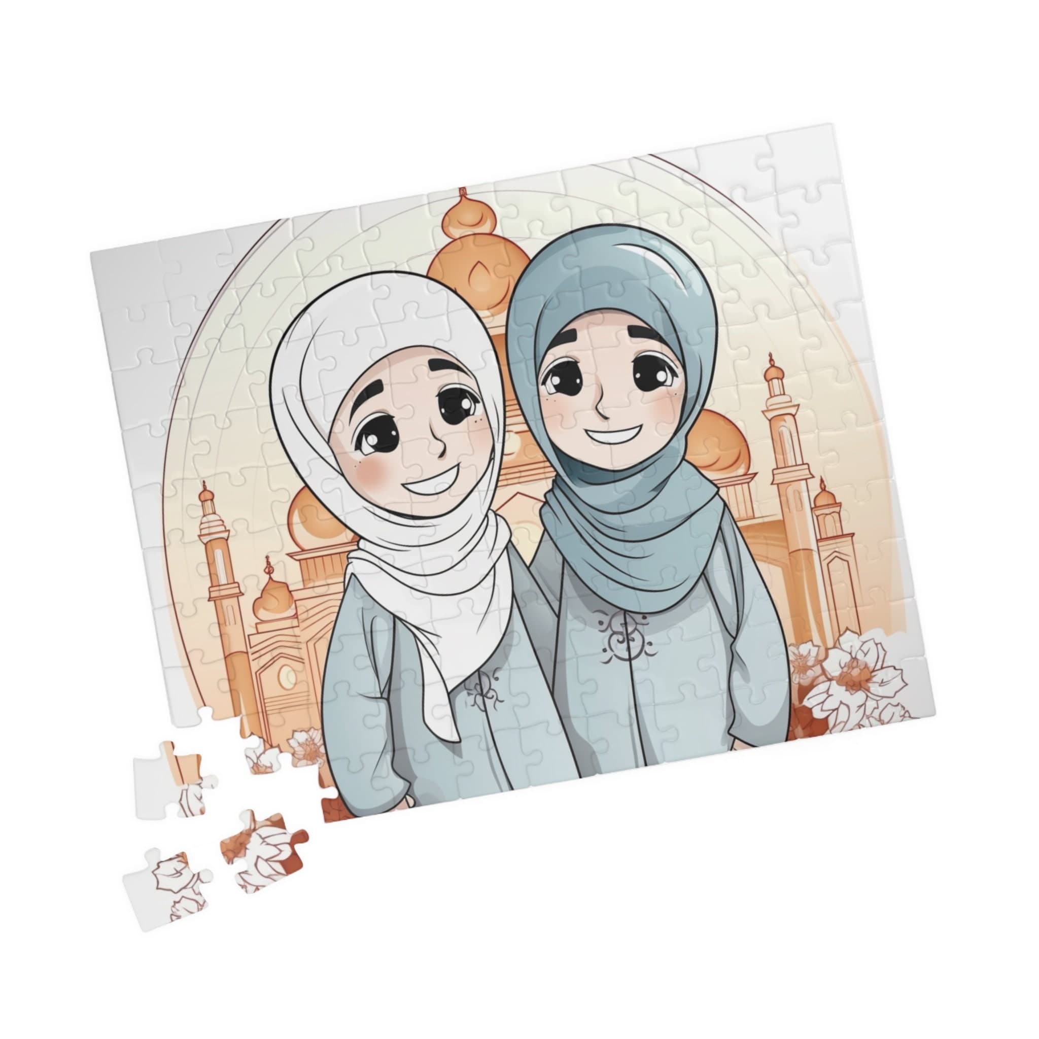 Muslimah Girl Puzzle: Eid Ramadan Gift for Kids - image 4