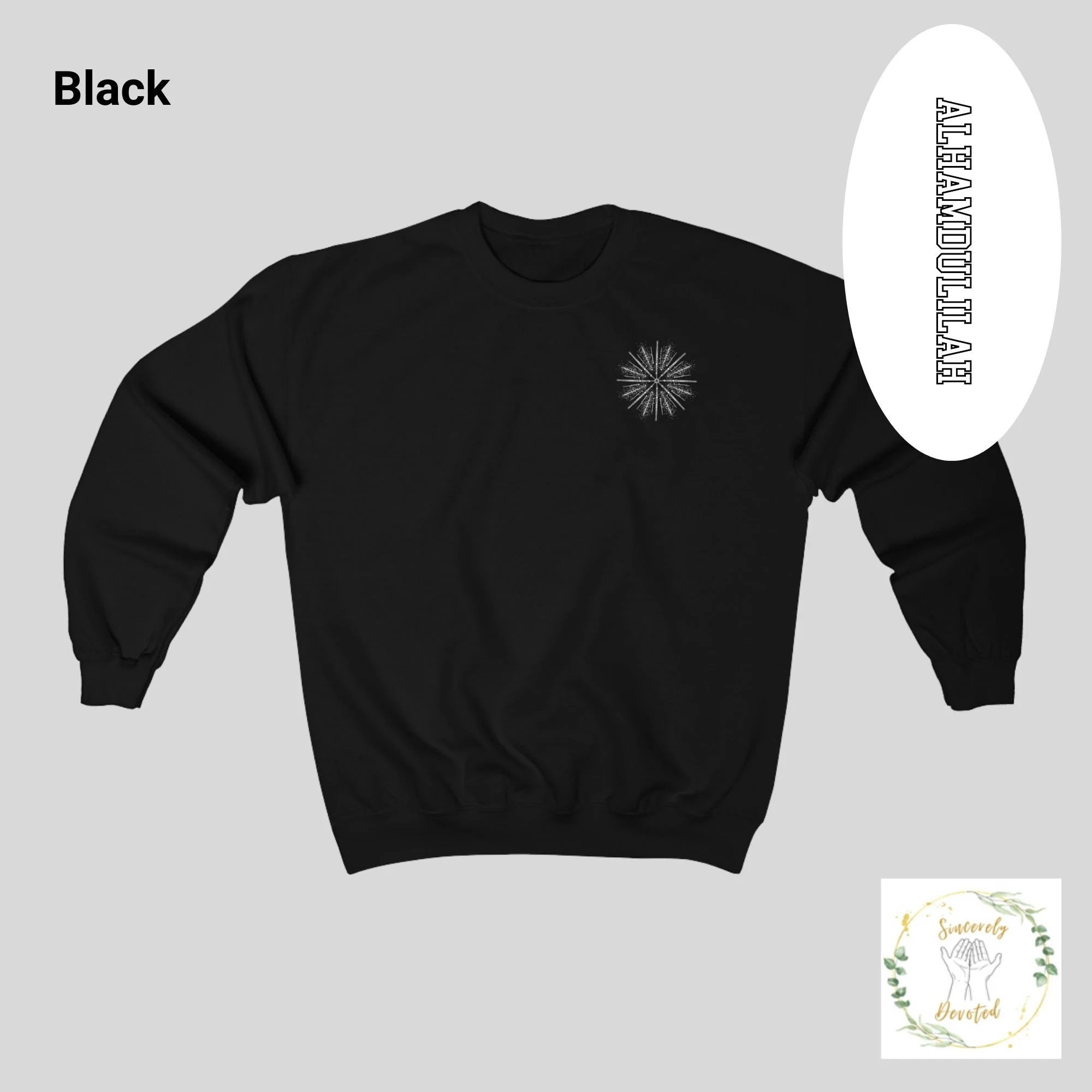Alhamdulilah Muslim Sweatshirt: Unisex Eid Ramadan Gift - image 5