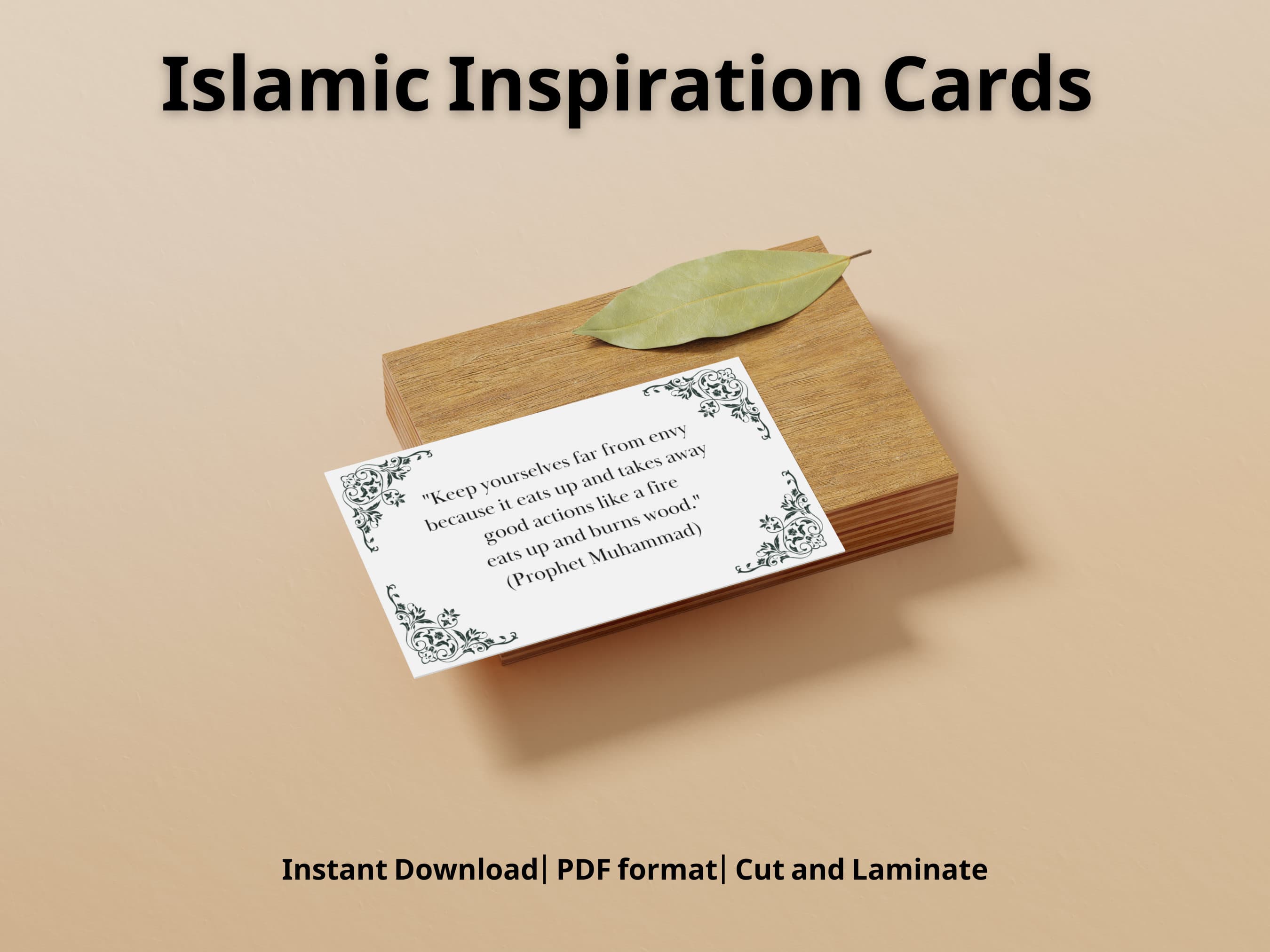 Quran & Hadith Quotes: Islamic Inspiration Cards (Digital Download) - image 5