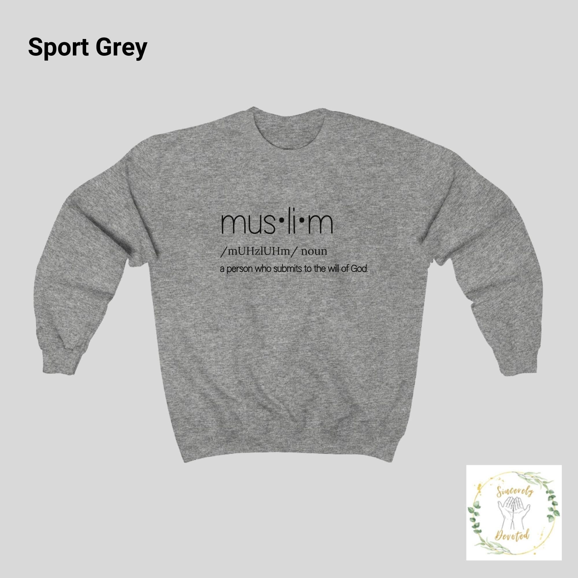 Muslim Dad Sweatshirt: Definition Graphic - Unisex Cotton Blend - image 4