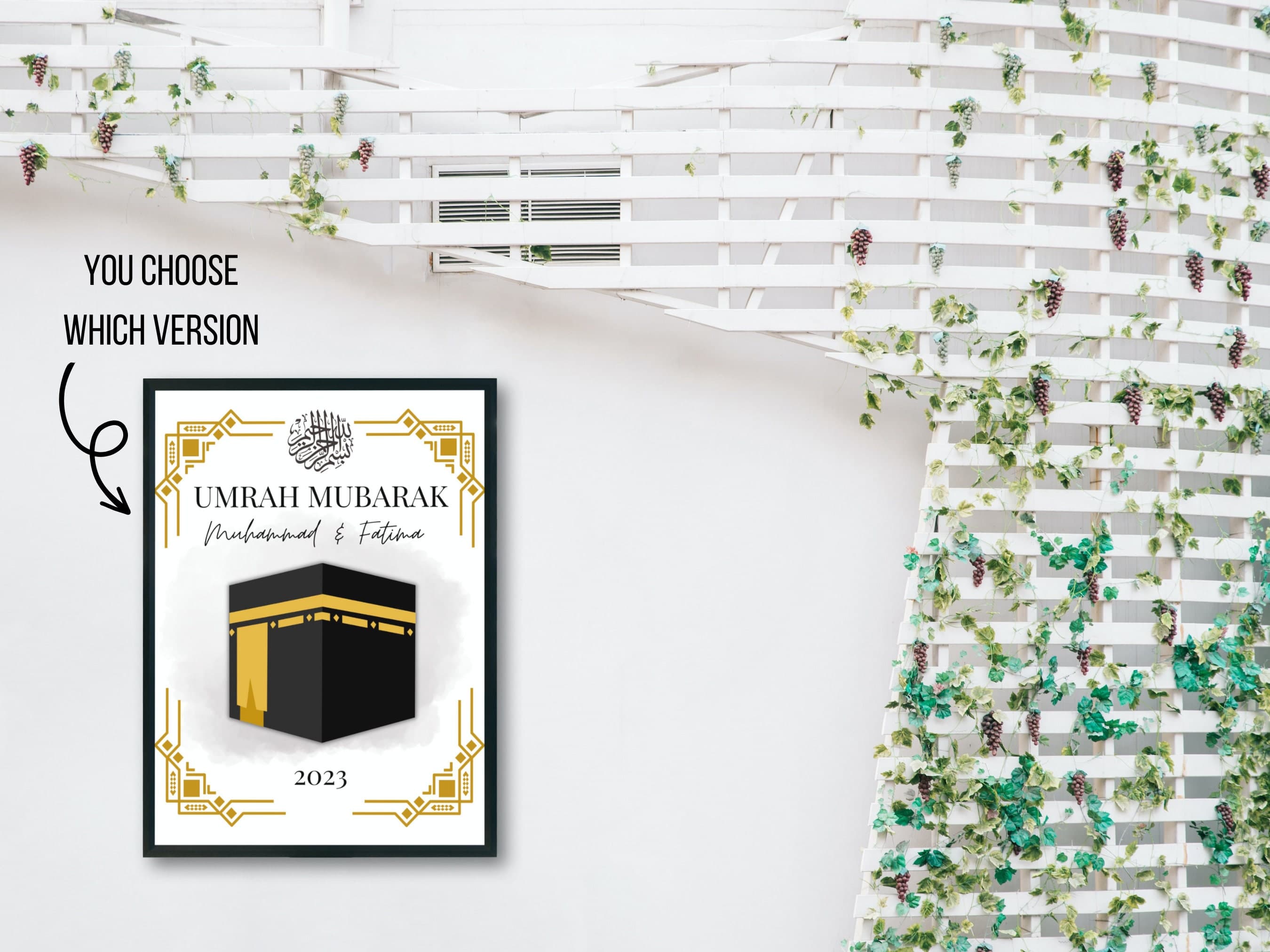 Custom Umrah Mubarak Kaabah Illustration (Digital Download) - image 5