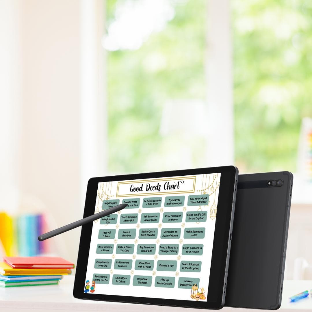 Ramadan Good Deeds Chart for Kids: Muslim Activity (Digital Download) - image 5