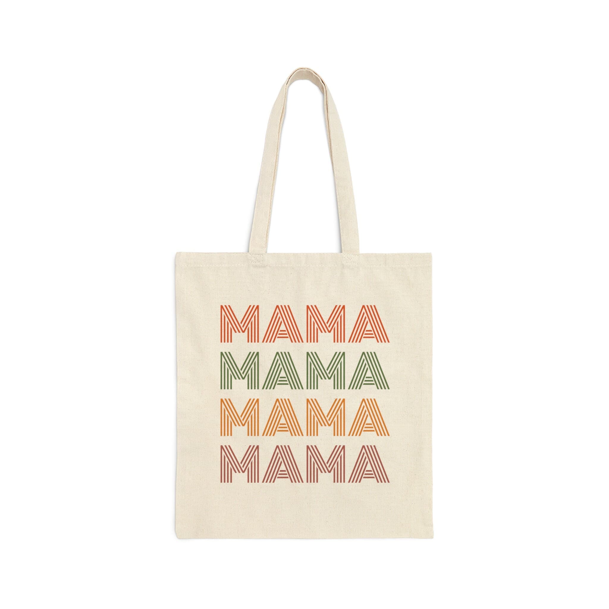 Retro Mama Canvas Tote Bag: Islamic Ramadan Gift