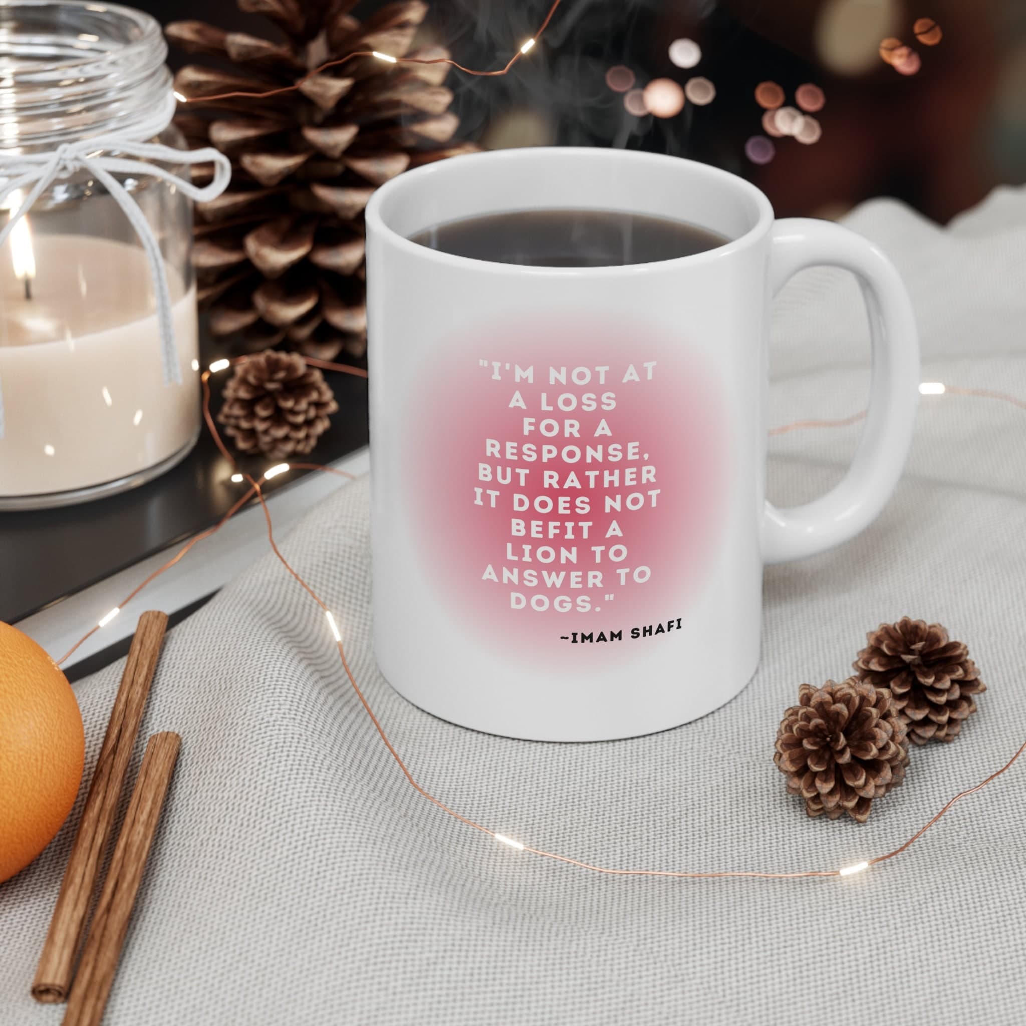Islamic Quote Coffee Mug: Imam Shafi Saying, Muslim Gift - image 5