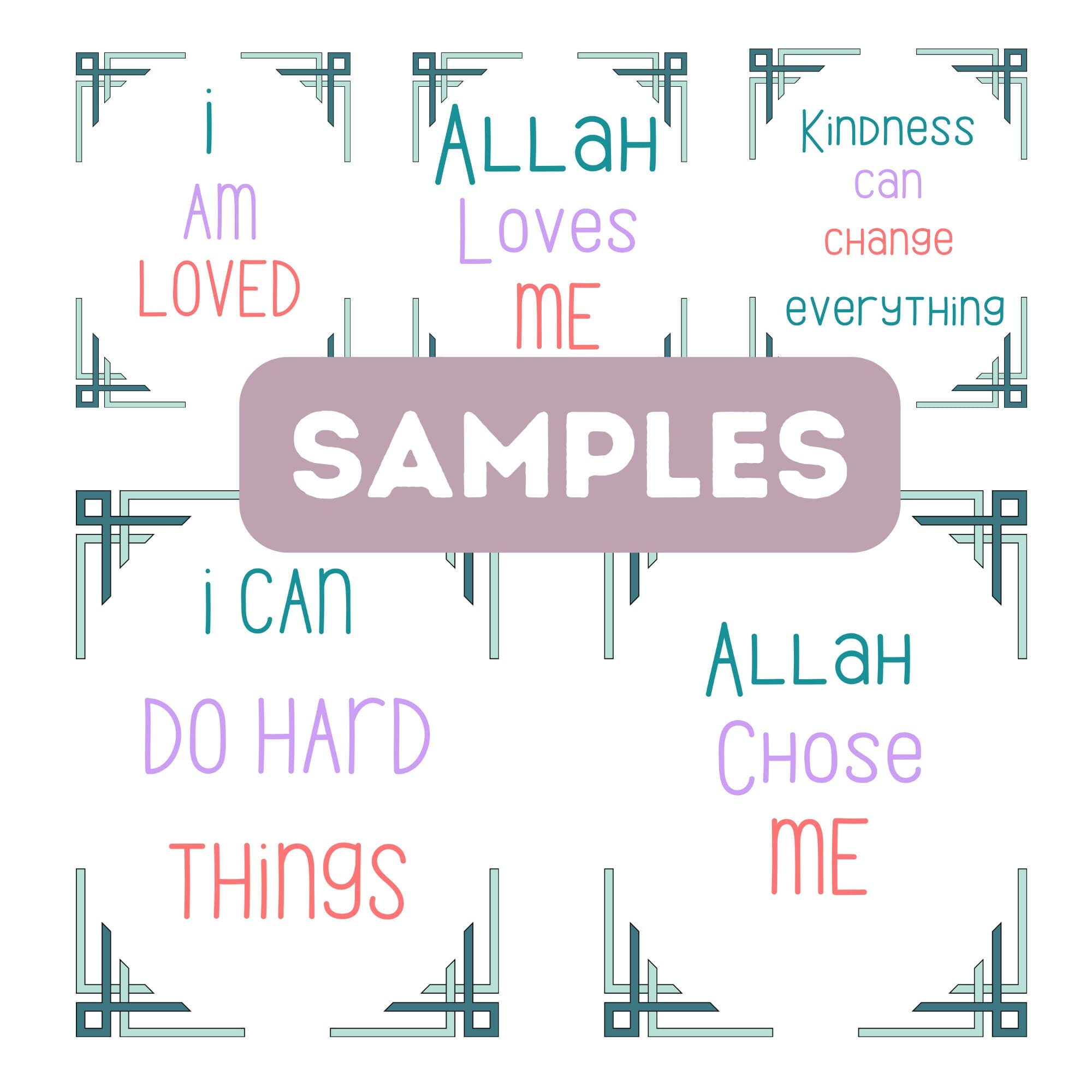 Muslim Kids Affirmations: Positive Islamic Quotes (Digital Download) - image 5