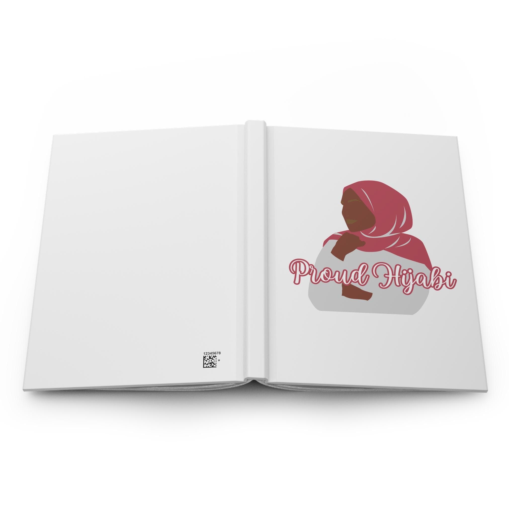 Proud Hijabi Hardcover Journal | Muslim Woman Illustration Notebook - image 4
