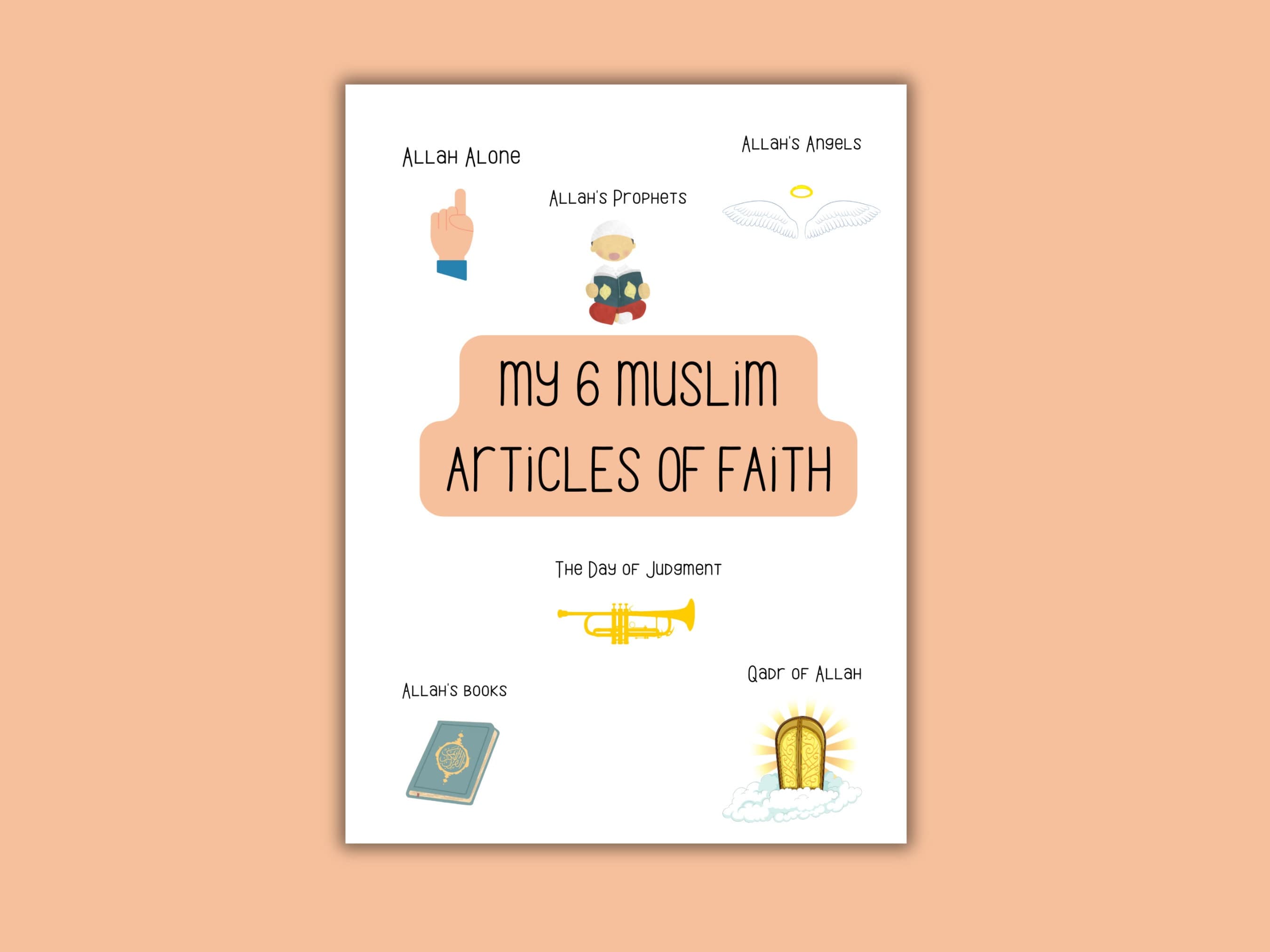 Islamic Articles of Faith & Pillars Art Print (Digital Download) - image 5