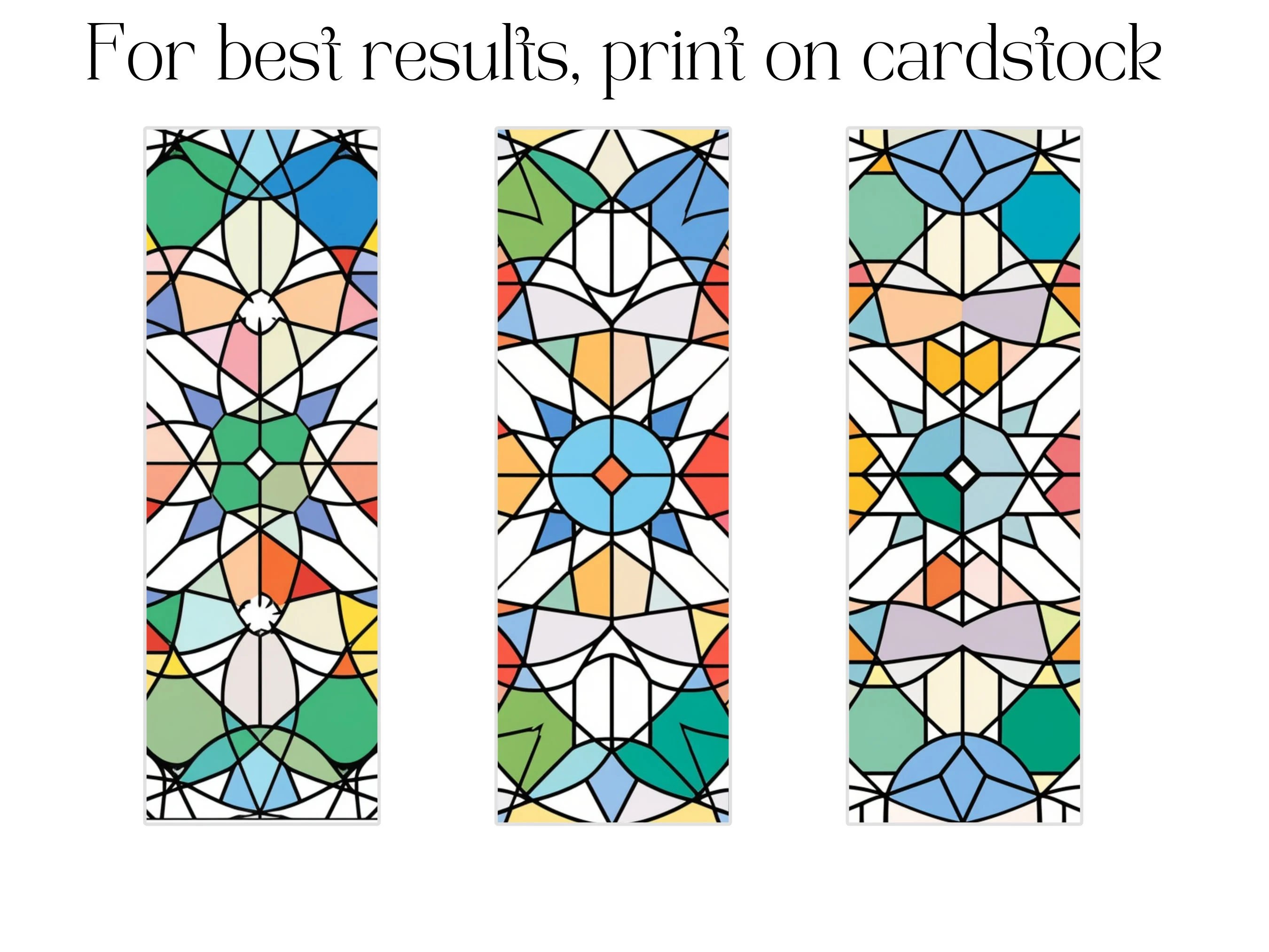 Islamic Geometric Bookmark: Modern Muslim Gift (Digital Download)