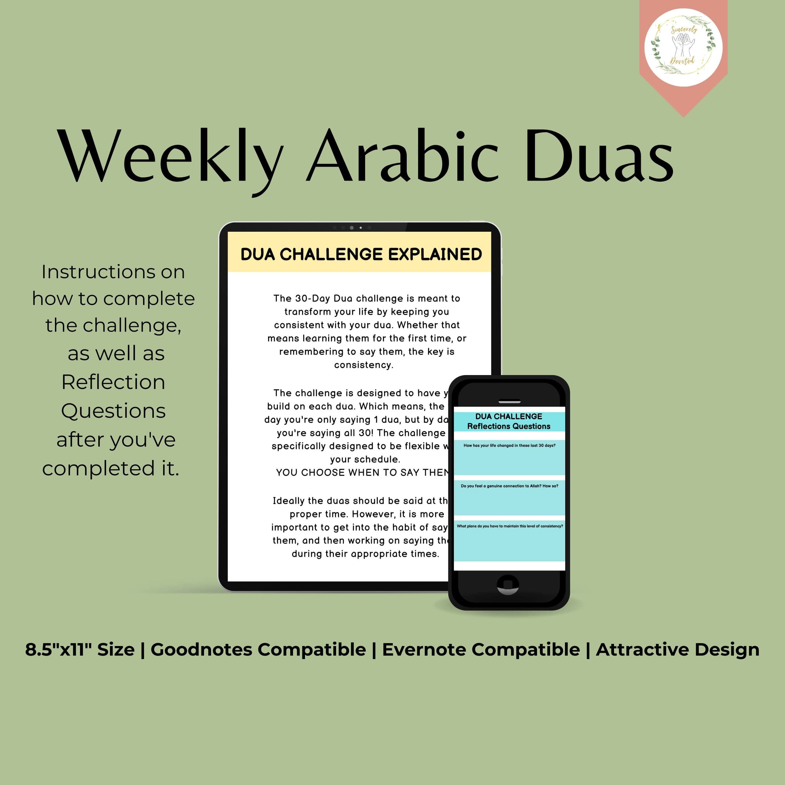 30-Day Dua & Quran Challenge: Daily Muslim Prayer (Printable) - image 3