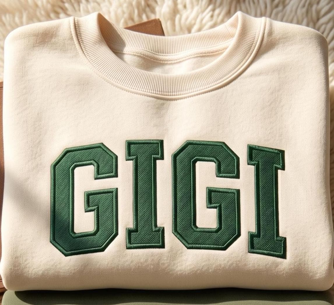 Embroidered Gigi Sweatshirt: Grandma Gift, Mother's Day, Christmas Gift - image 3