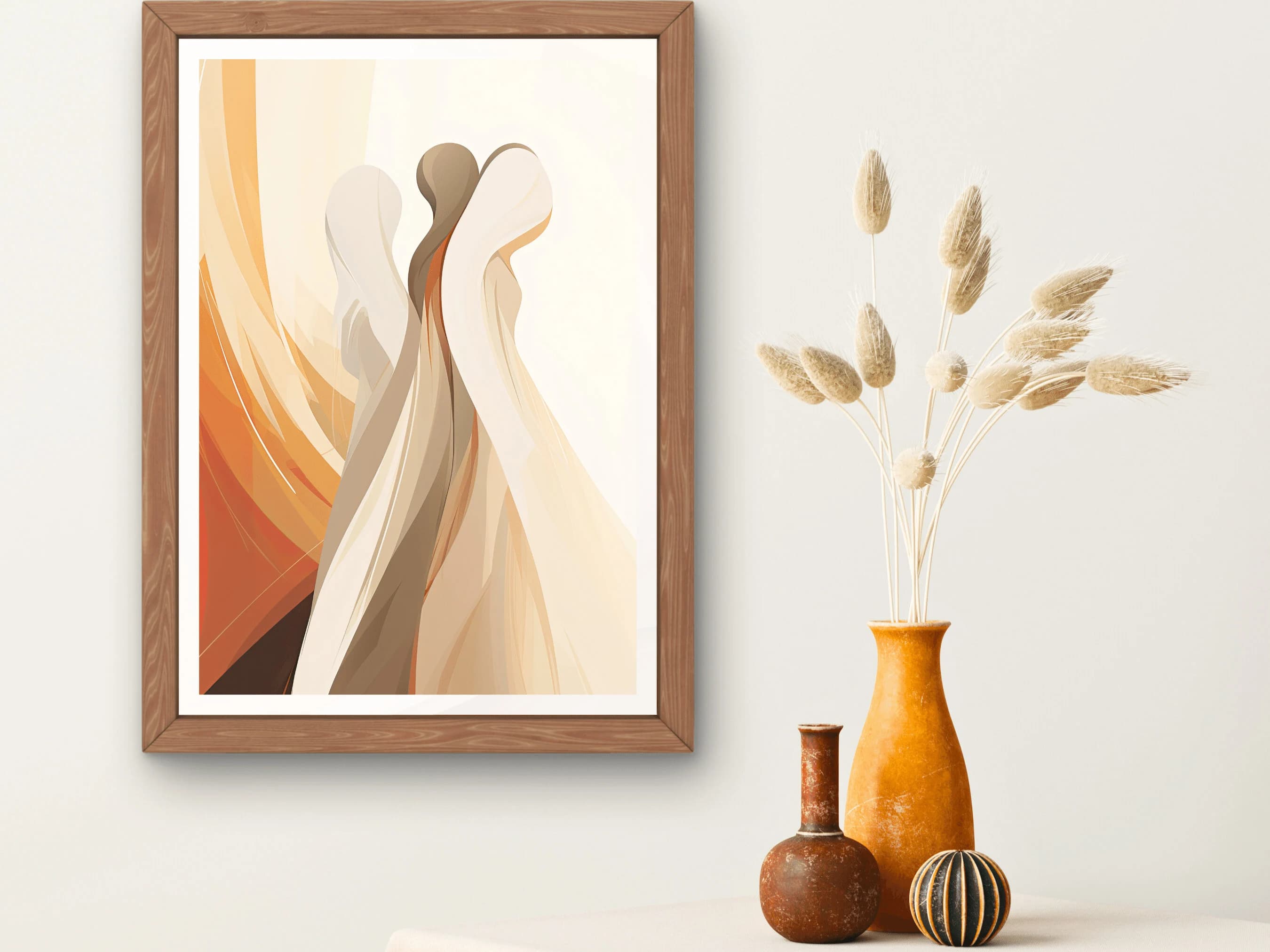 Harmony in Silhouette: Souls United in Faith, Digital Print, God Provides, Islamic Art, Muslim Art, Wall Art, Islam Sketches, Digital Poster - image 5