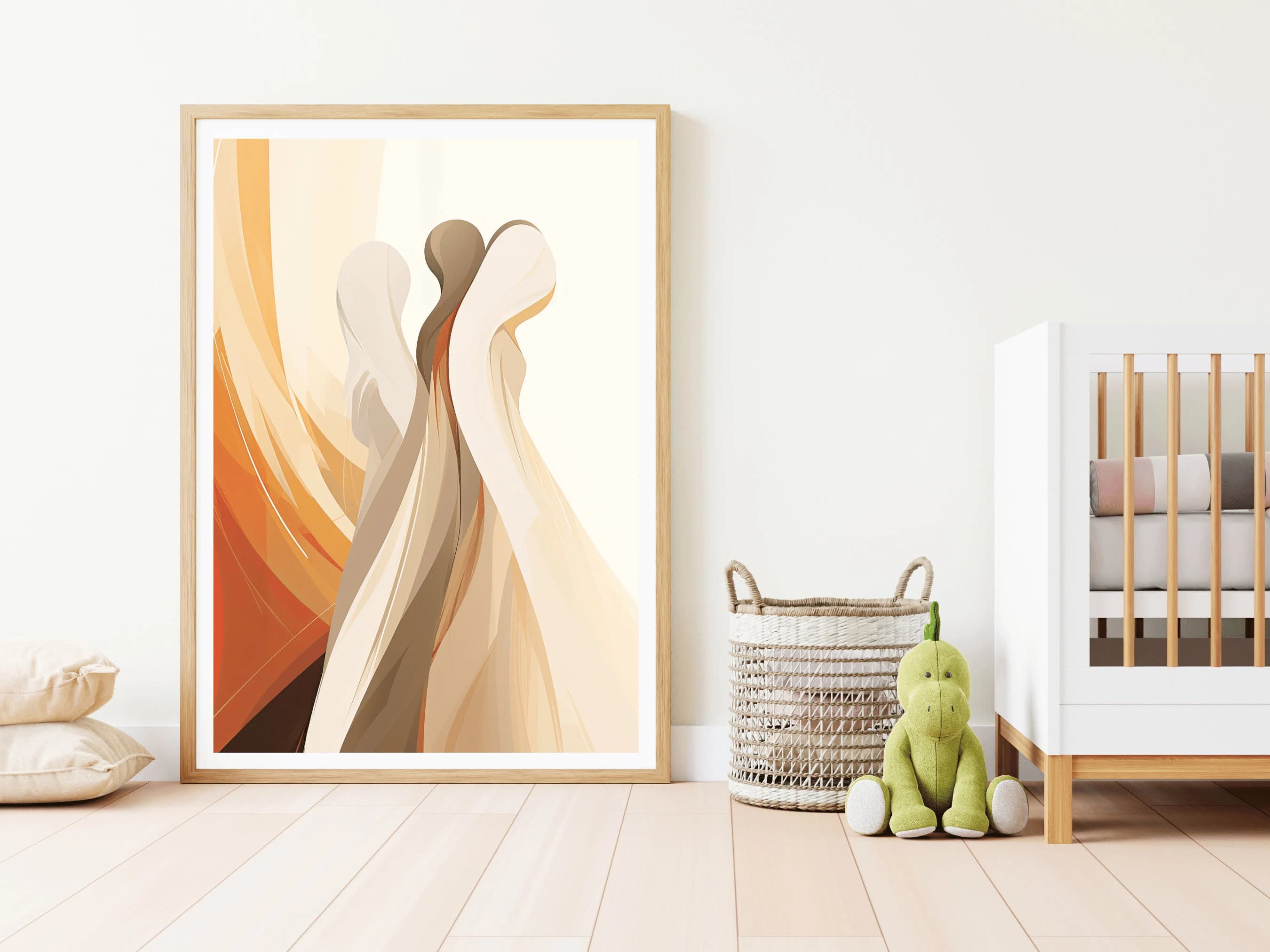 Harmony in Silhouette: Souls United in Faith, Digital Print, God Provides, Islamic Art, Muslim Art, Wall Art, Islam Sketches, Digital Poster - image 4