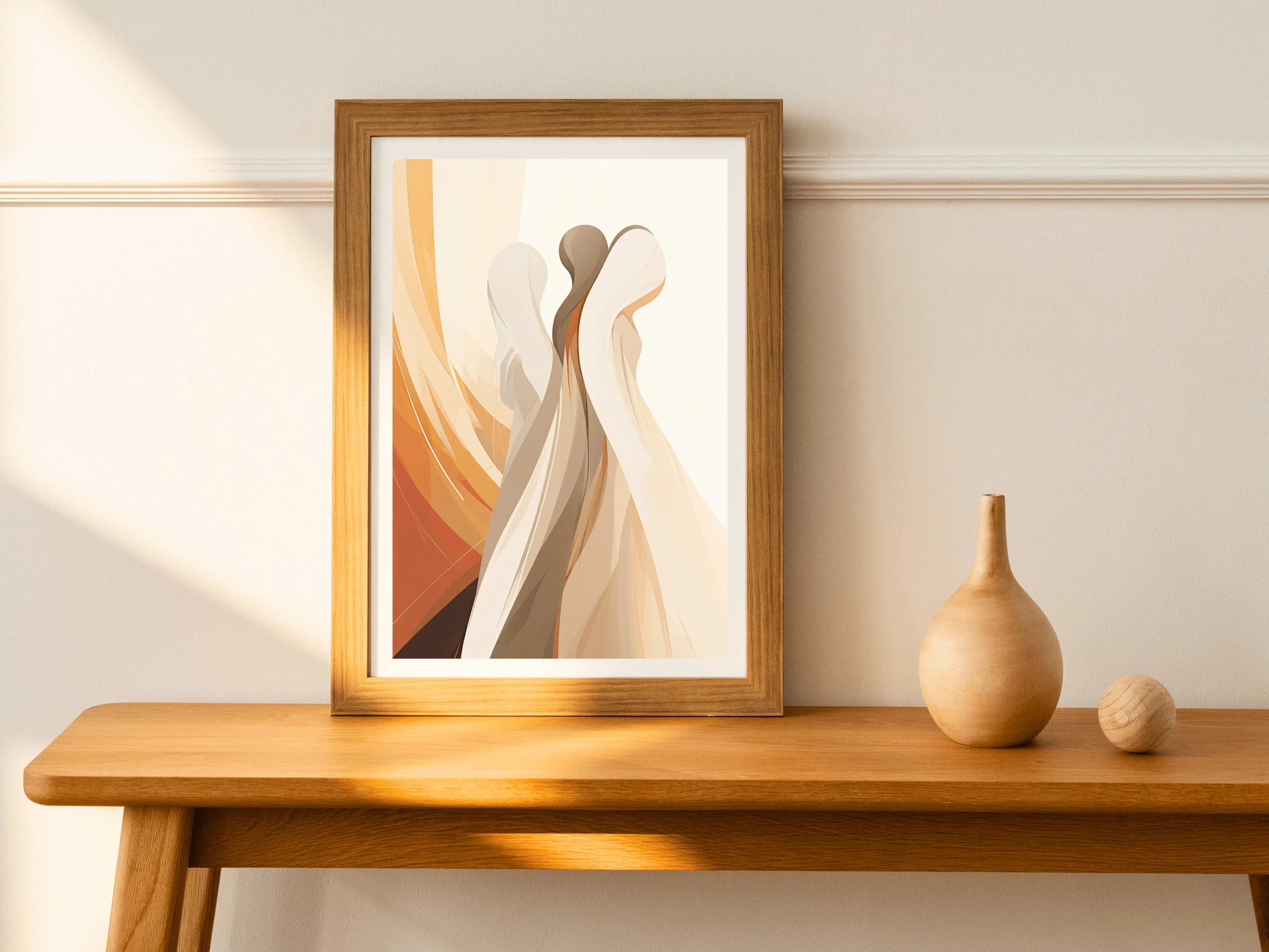 Harmony in Silhouette: Souls United in Faith, Digital Print, God Provides, Islamic Art, Muslim Art, Wall Art, Islam Sketches, Digital Poster