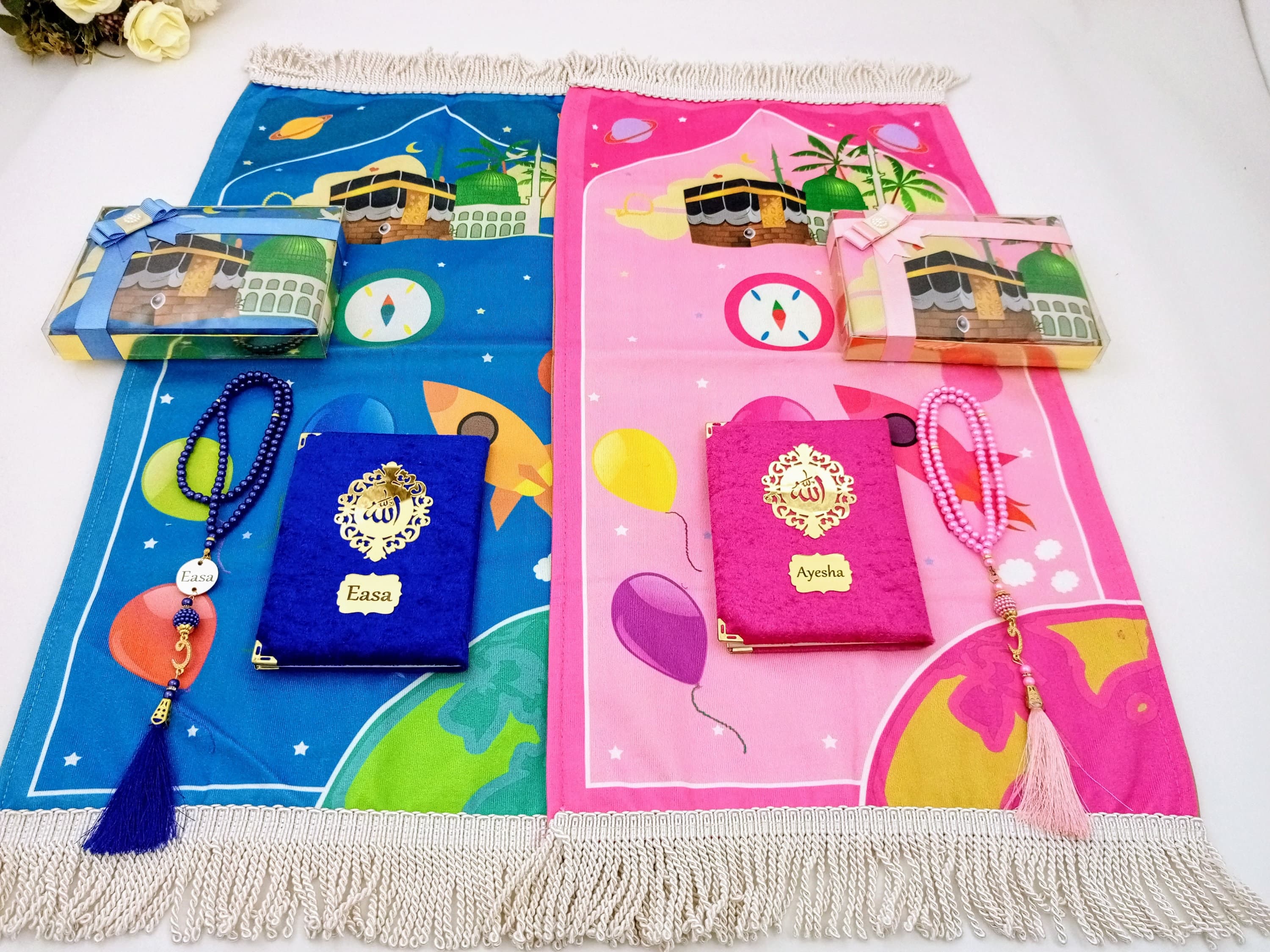 Luxury Kids Prayer Mat, Kids Kaaba Prayer Rug, Ramadan Eid, Kids Prayer Rug, Eid Gift For Children, İslamic Gift