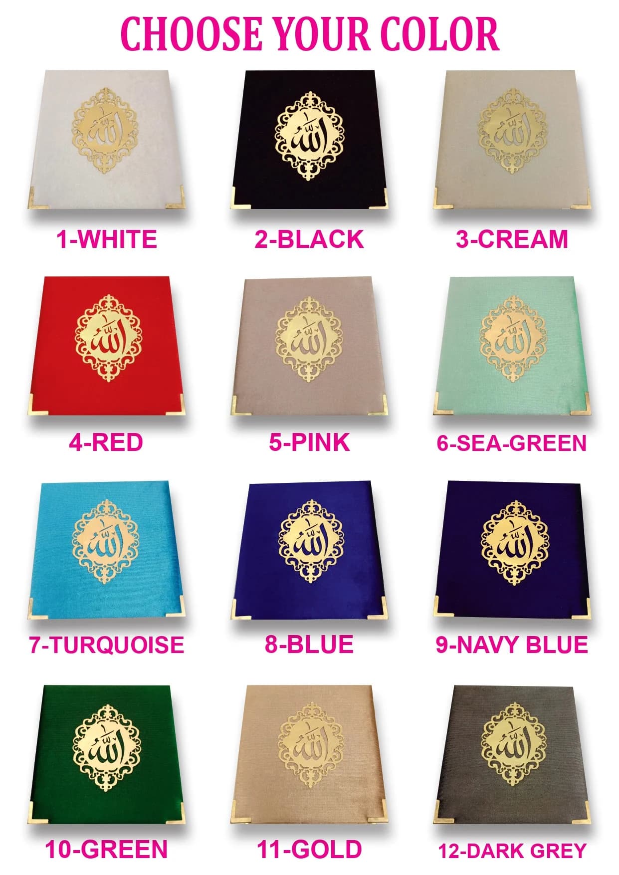 Personalized Prayer Velvet Quran |  Prayer Beads Islamic Gift Set | Eid Gift | Wedding Favors | Birthday Gift | Ramadan Mubarak - image 4
