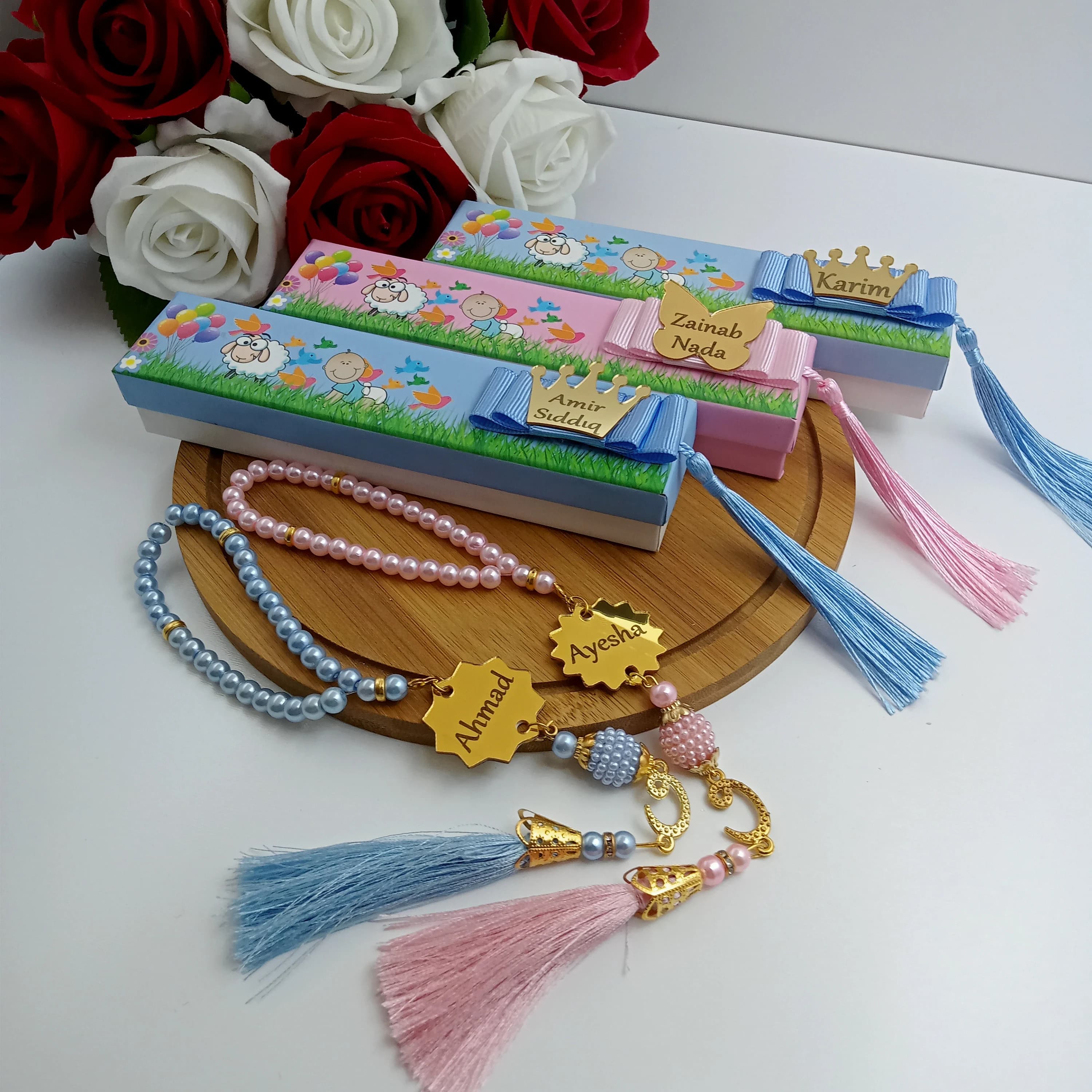 Prayer Beads Tasbeeh Masbaha Favors | Wedding Favors | Islamic Baby Shower Favor | Eid Favor | Graduation Favor | Muslim Party Favor