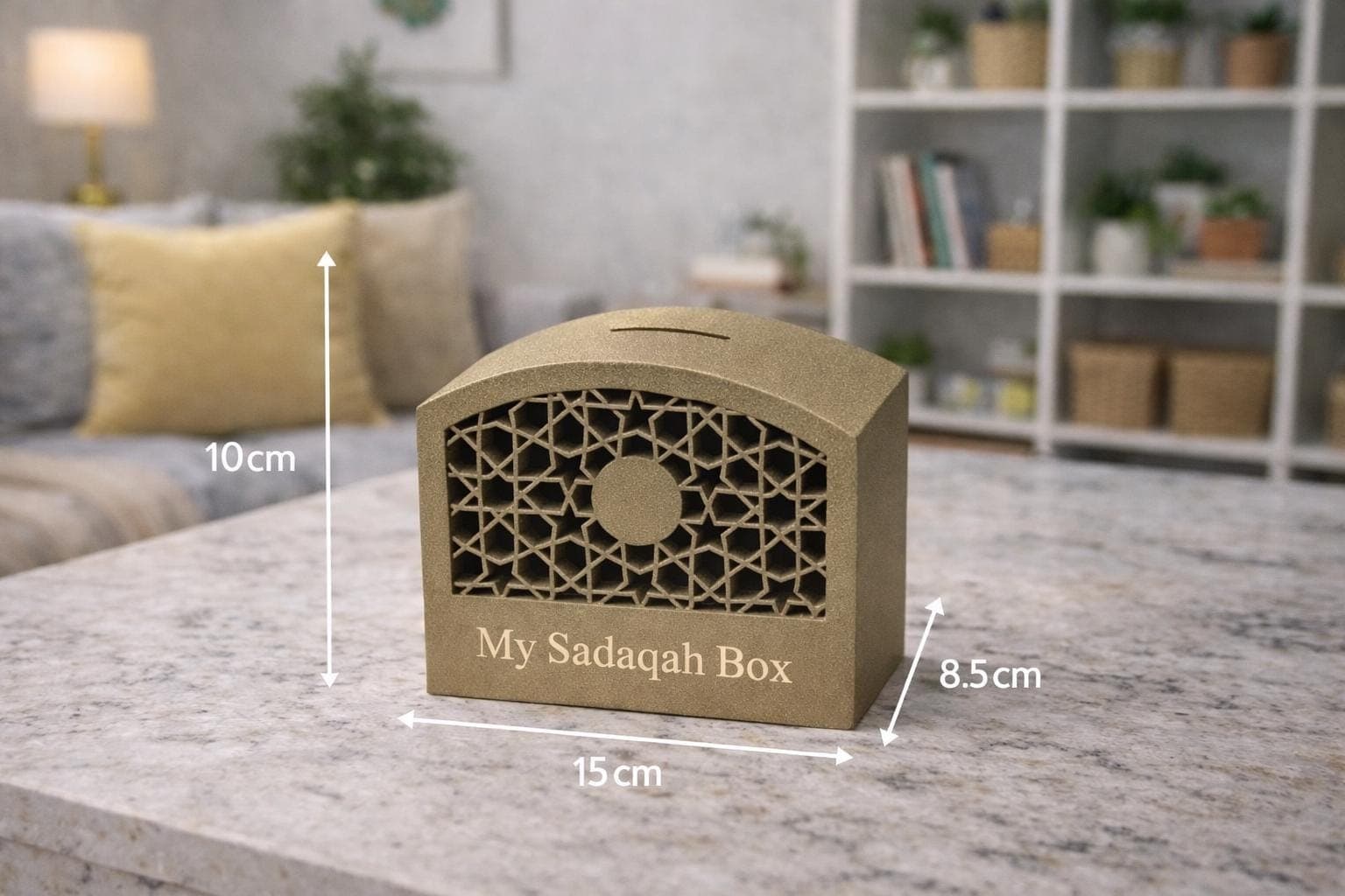 Personalised Sadaqah Box | Islamic Charity Box | Eid Gift for Family | Zakat & Sadaqah Box | Ramadan Decor - image 5