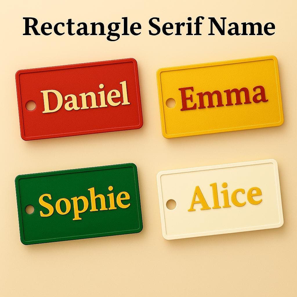 Personalised 3D Printed Gift Tags | Custom To/From Tags | Christmas Gift Labels | Name Tags for Presents | Reusable Gift Tags
