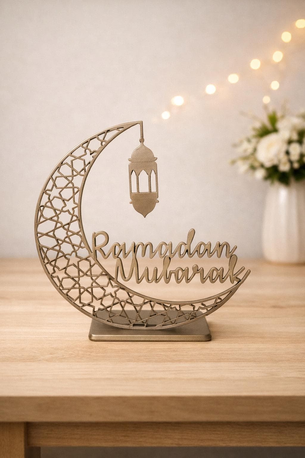 Ramadan Mubarak Table Decoration – 3D Printed Islamic Centerpiece | Customizable Eid or Ramadan Gift - image 5