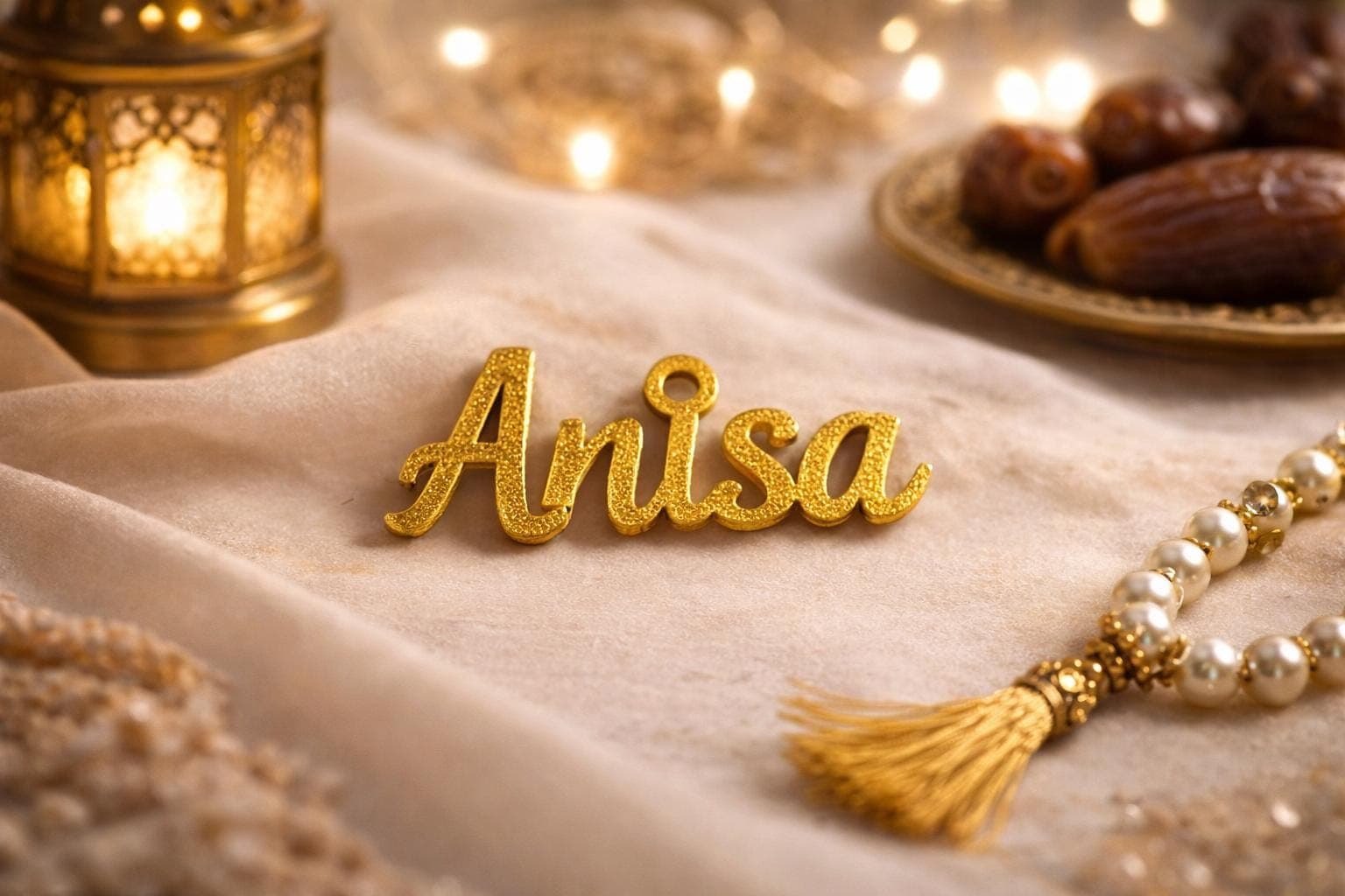 Personalised Ramadan Name Tags – 3D Printed Hanging Name Ornaments – Custom Ramadan & Eid Decorations