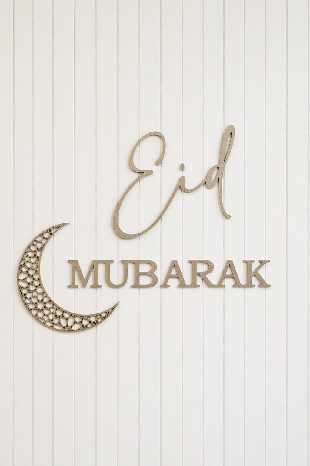Eid Mubarak Wall Art – Crescent Moon Islamic Home Décor - image 5