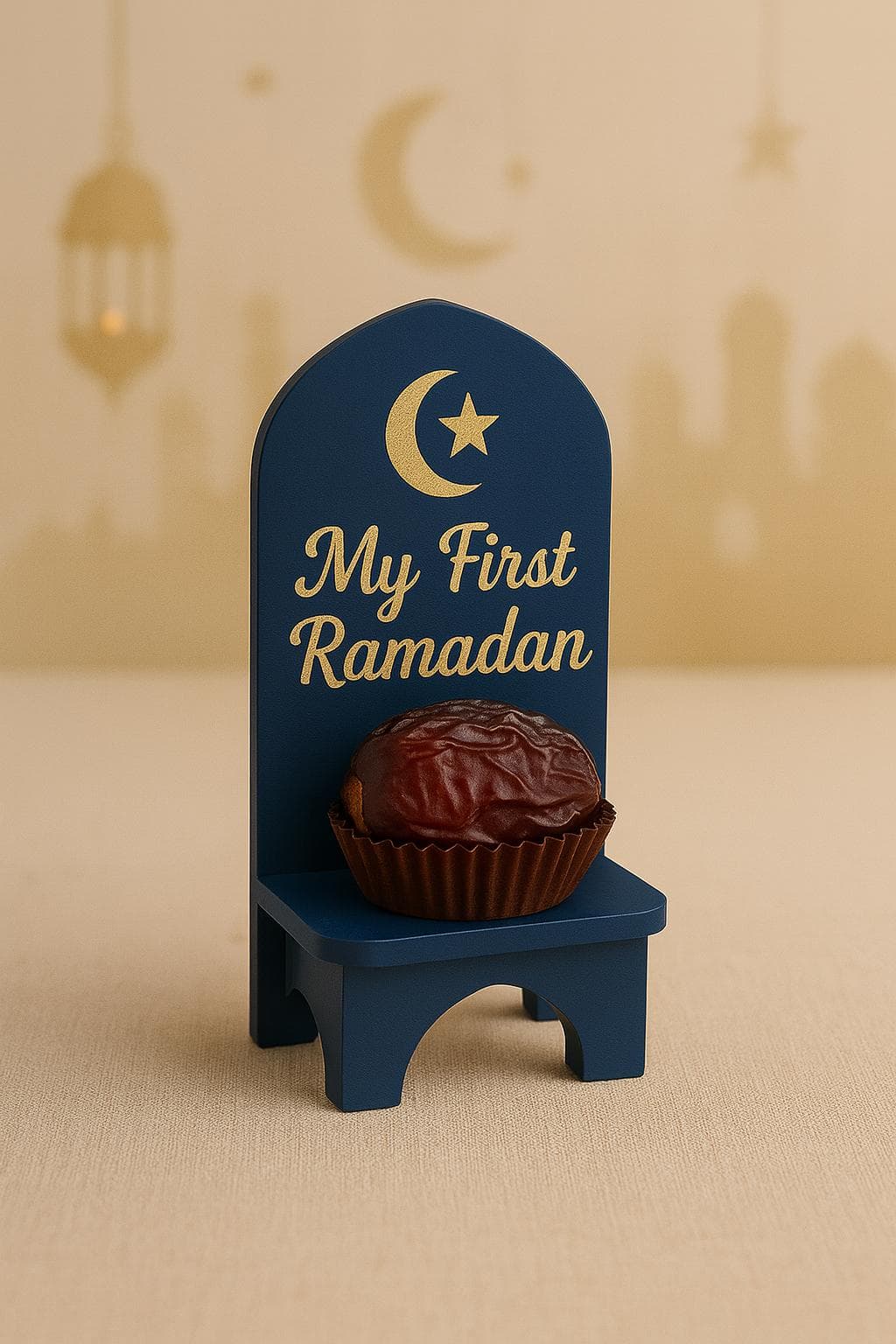 Personalised Ramadan Chocolate Holder • Name Place Setting • Iftar Table Decor • Chocolate & Date Favour Stand • Eid Party Gift - image 5