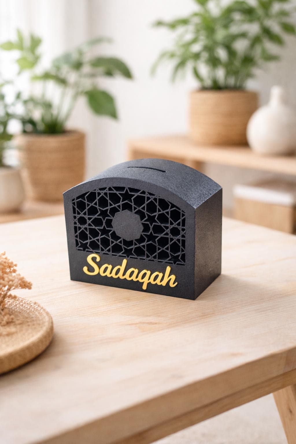 Personalised Sadaqah Box | Islamic Charity Box | Eid Gift for Family | Zakat & Sadaqah Box | Ramadan Decor