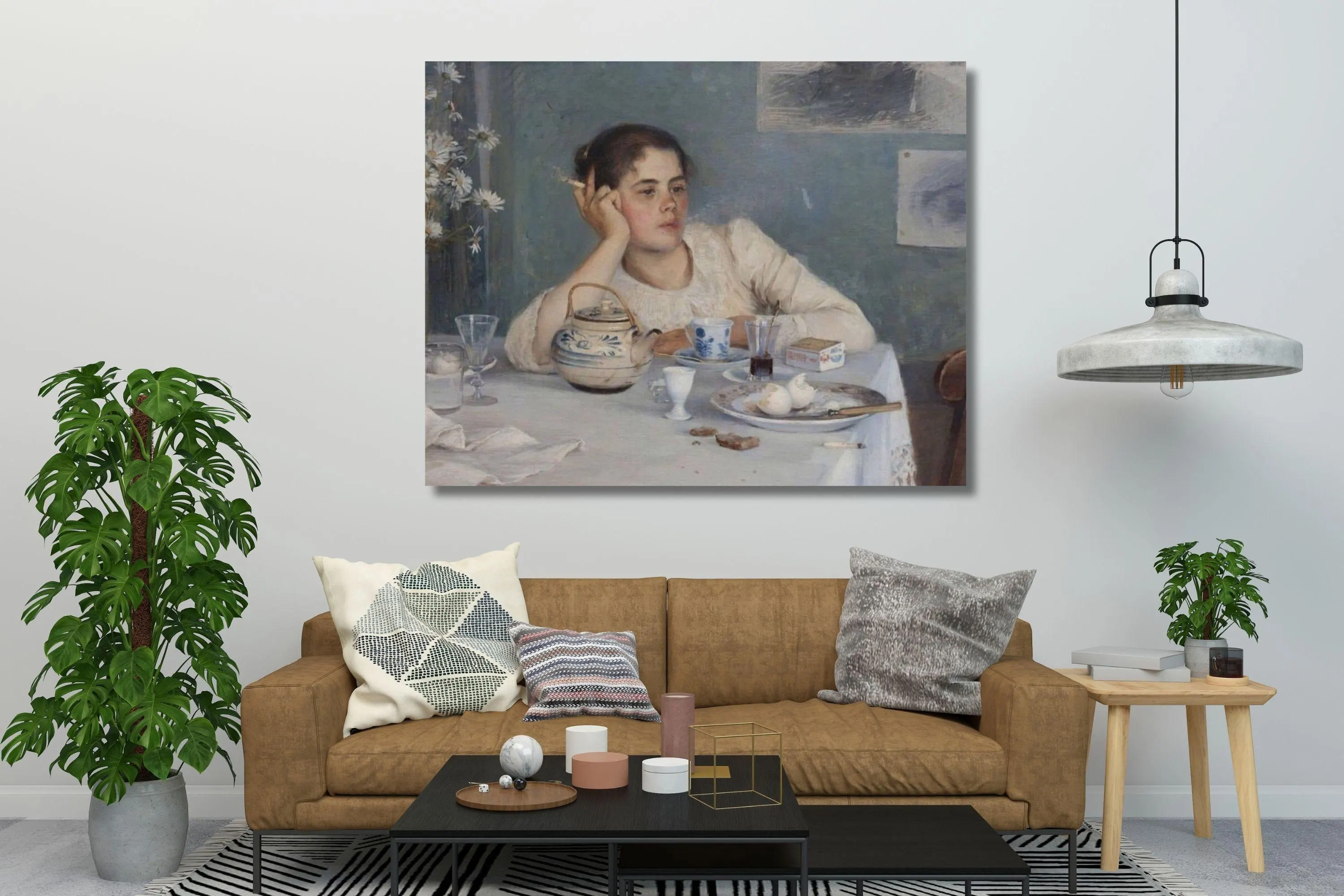 Elin Danielson-Gambogi 'After Breakfast' Canvas Art Print - image 4
