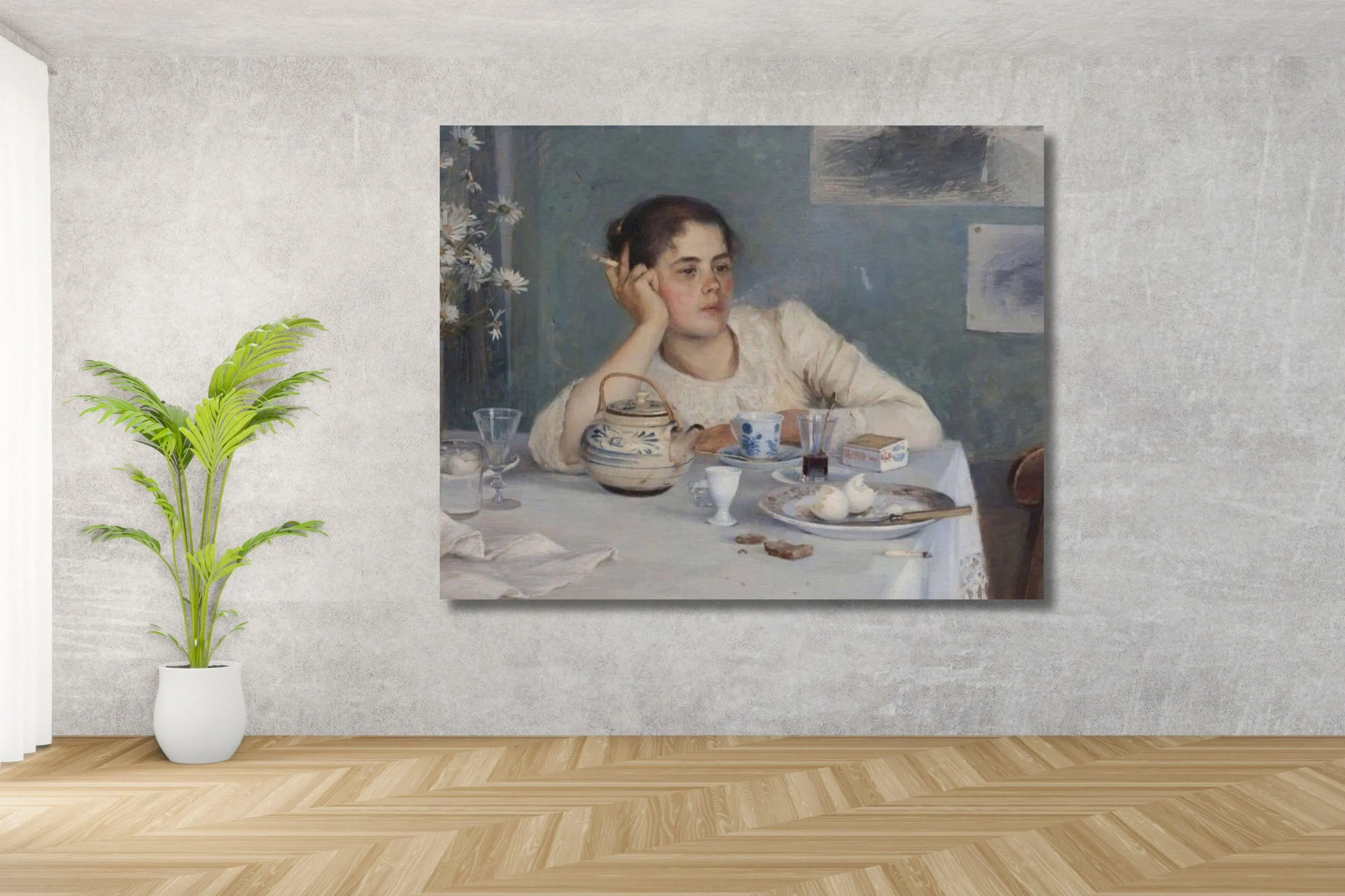 Elin Danielson-Gambogi 'After Breakfast' Canvas Art Print - image 3