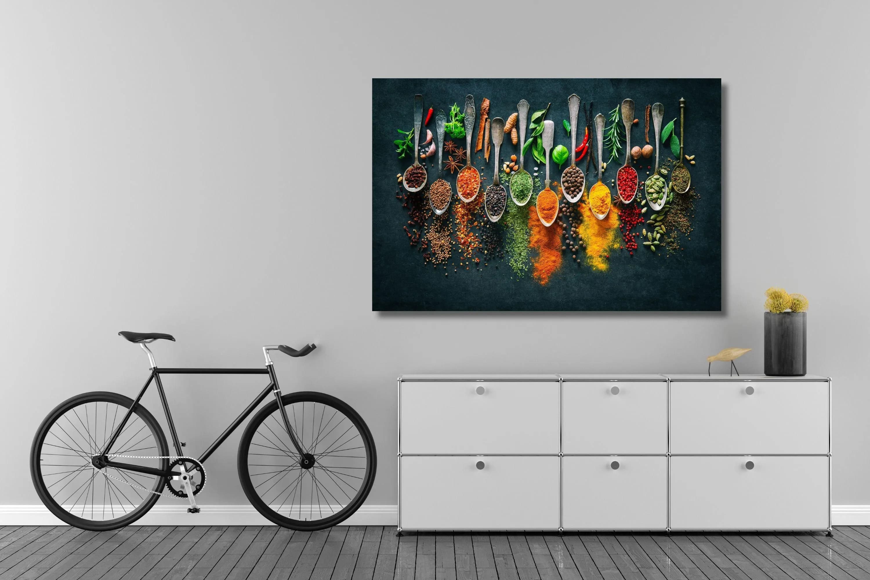 Spices and Herbs Kitchen Wall Art, Food Photography Print, Modern Kitchen Decor - image 5