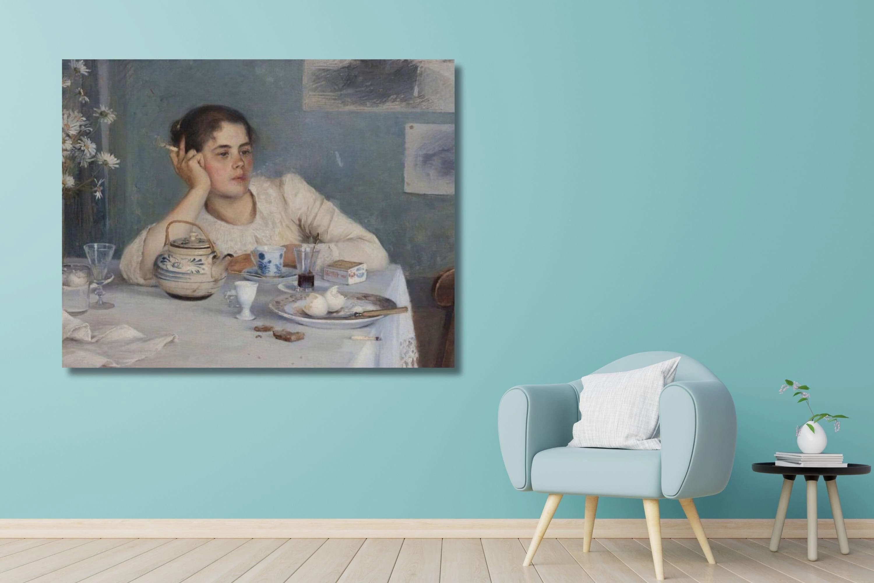 Elin Danielson-Gambogi 'After Breakfast' Canvas Art Print