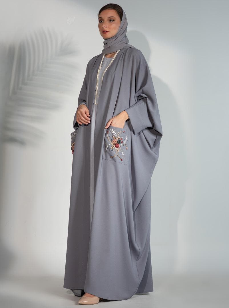 Abaya Sewing Pattern PDF A4 A0, One Size Modest Abaya with Pockets, Loose Kaftan Dress Pattern, Instant Download - image 3
