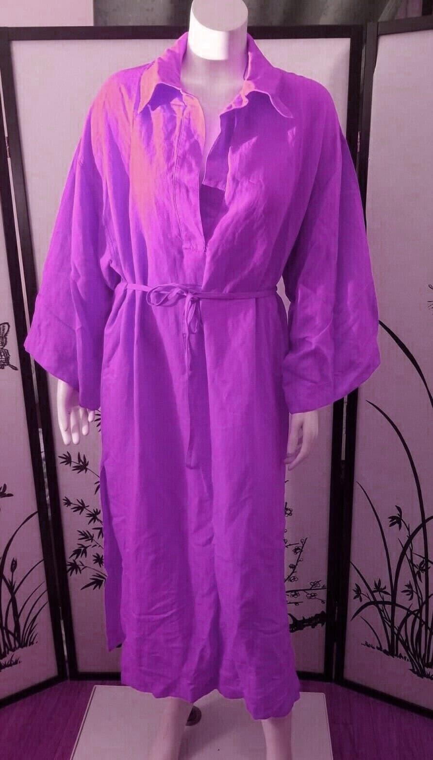 Kaftan Dress pdf Sewing Pattern Long Sleeve Oversized Dress Loose Fit Buttoned Dress Basic  Beach Wear Outfit Summer Gown/XS-XXL - image 3