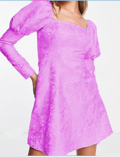 princess corset dress with long sleeve Sewing Pattern in pdf format//Loriana Puff sleeve mini dress  //sizes 4----16 UK - image 3