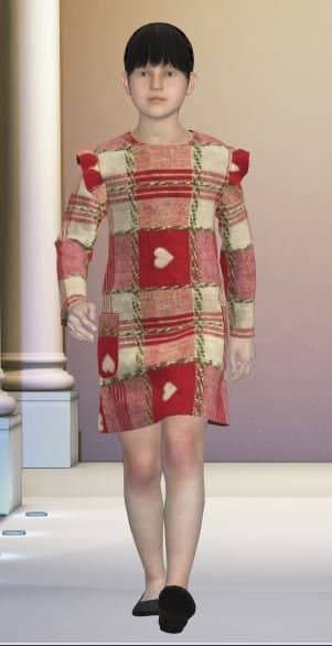 Dress ruffle PDF Sewing Pattern/DIY dress - sewing for children - sizes 4-5 to 13-14 years - - image 3