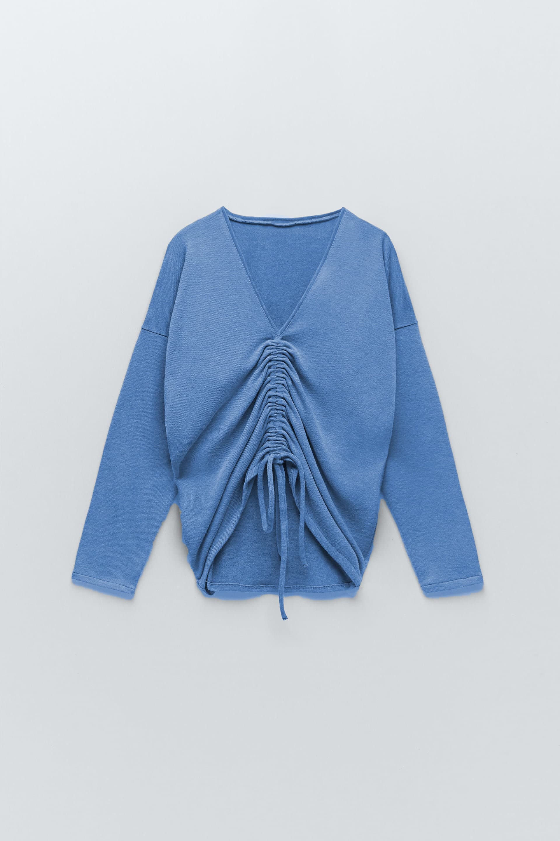 Soft sweater with gathered front // Digital PDF Sewing Pattern // US Size S-XL // Téléchargement instantané avec 4 tailles imprimables - image 3