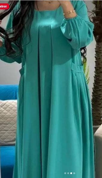 Patron de couture Abaya  avec poche Pdf  A4-A0| Robe Aline|Modèles de vêtements nationaux arabes/Niqab /tailles xs--xl/mode musulmane, hijab - image 3
