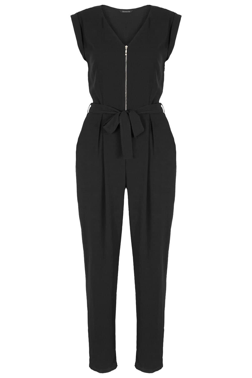 Sewing pattern for women's jumpsuit Zip Front /Women's plain occasion jumpsuit with belt and long pants/taille 8---18 UK/Elegant fashion - image 5