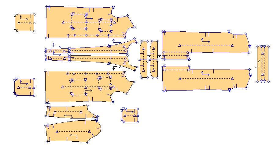 PDF-Sewing pattern / Men's long-sleeved white alpaca medical lab coat, medical uniform size XS----XXL/Patterns for making uniform clothing - image 4