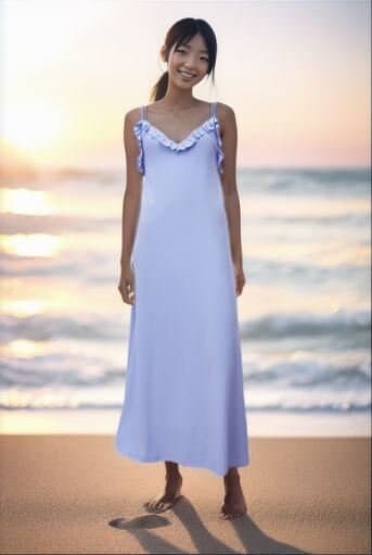 Midi Dress with Ruffles Sewing Digital PDF Pattern | Maxi dress pdf pattern | Midi Dress Pattern/Summer Holiday Midi Dress S-M-L - image 5