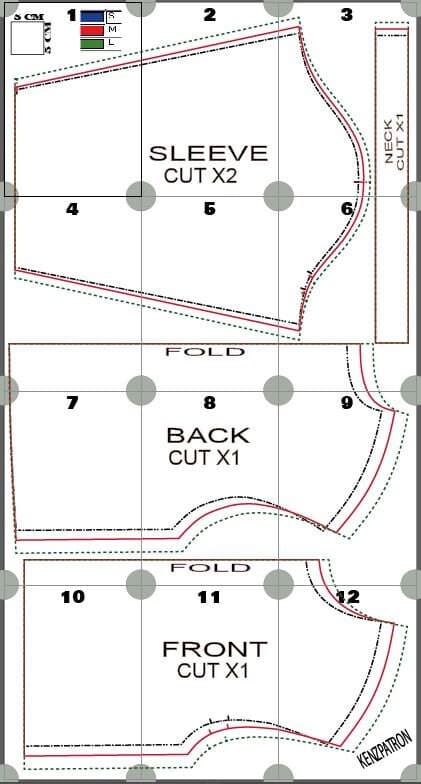 Sleeve sweater Autumn and winter digital pattern pdf sewing pattern with tutorial size // US Size S-M-L // Instant Download - image 4