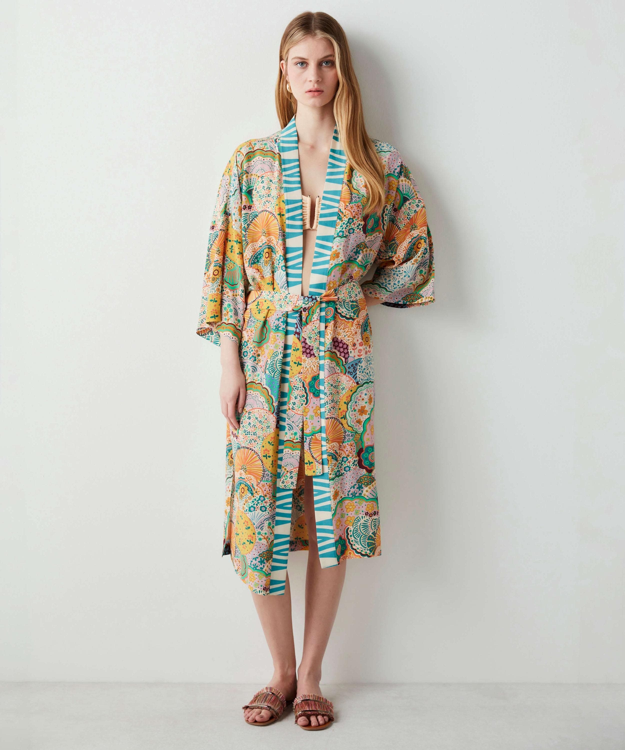 Patron PDF Kimono Femme Débutant – Couture Facile – Taille S-M-L-XL-XXL – Veste Ceinturée – Téléchargement Instantané - image 4