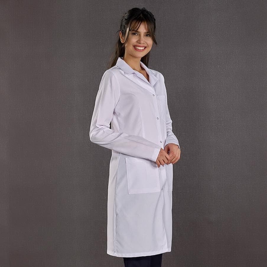 PDF-Patron de couture /Blouse de laboratoire médicale blanche alpaga à manches longues pour femme, uniforme médical taille XS-----XXL - image 3