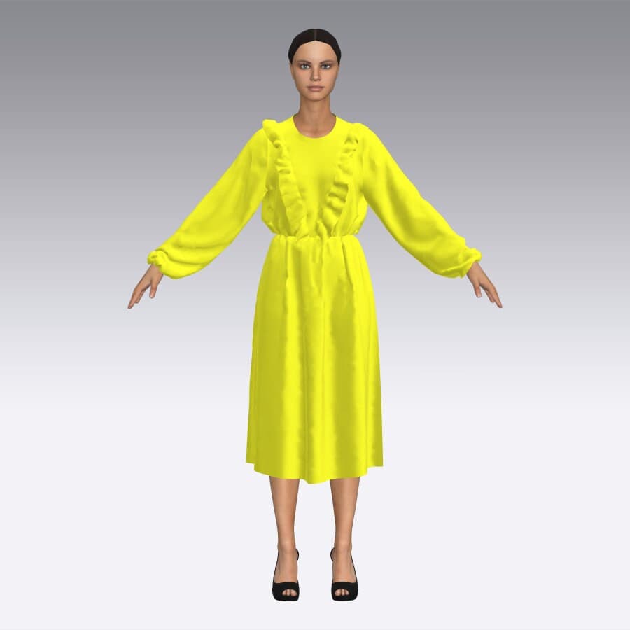 Patron de couture robe femme Pdf/ une robe Maxi Circle Skirt sizes S-M-L/robe d'été - image 5
