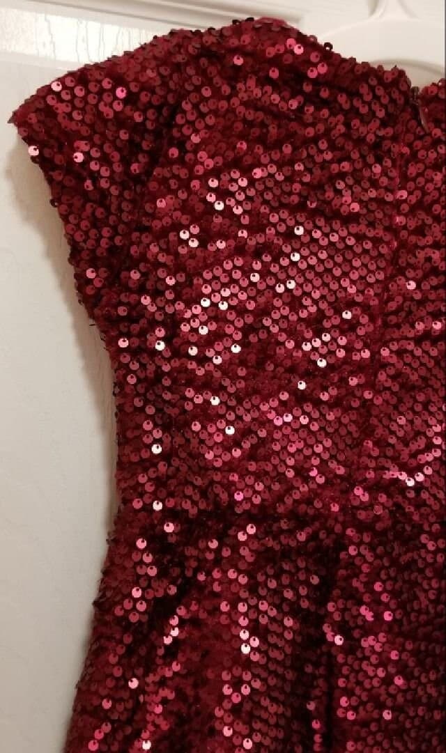 Pdf swing pattern Sequin velvet dress /Unique Bridesmaid Dress Pattern | Evening dress PDF | Instant download/sizes 5  to 14 - image 5