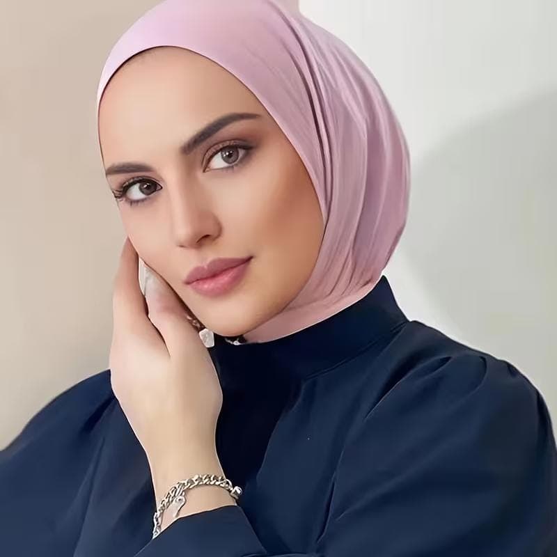 Patron de couture hijab islamique pour femme avec fermeture à pression - Foulard de prière souple et léger pdf a4-PDFA0 - image 3