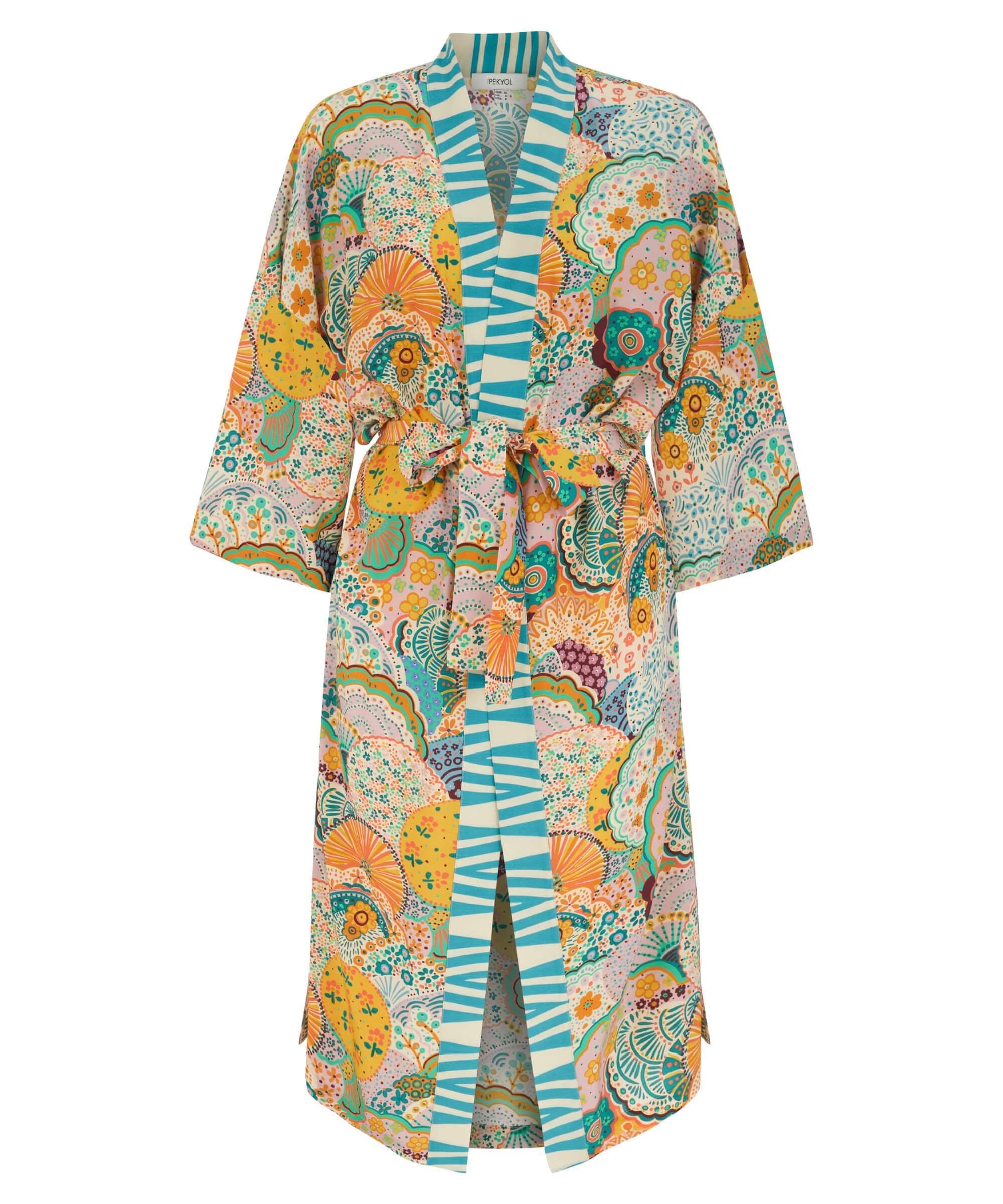 Patron PDF Kimono Femme Débutant – Couture Facile – Taille S-M-L-XL-XXL – Veste Ceinturée – Téléchargement Instantané - image 3